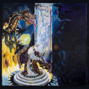 Mythical Painting created in high school around 1998